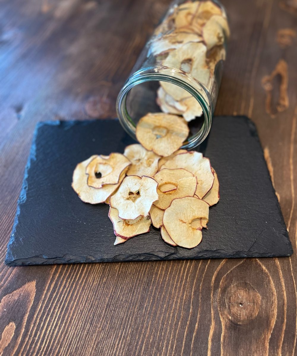 Mela in chips bio disidratata