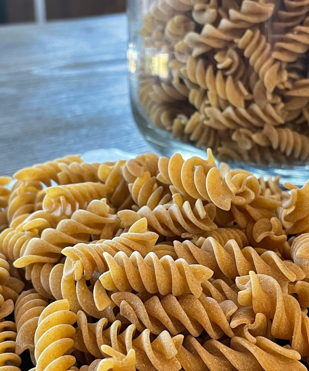 Fusilli di semola integrale di grano duro biologico