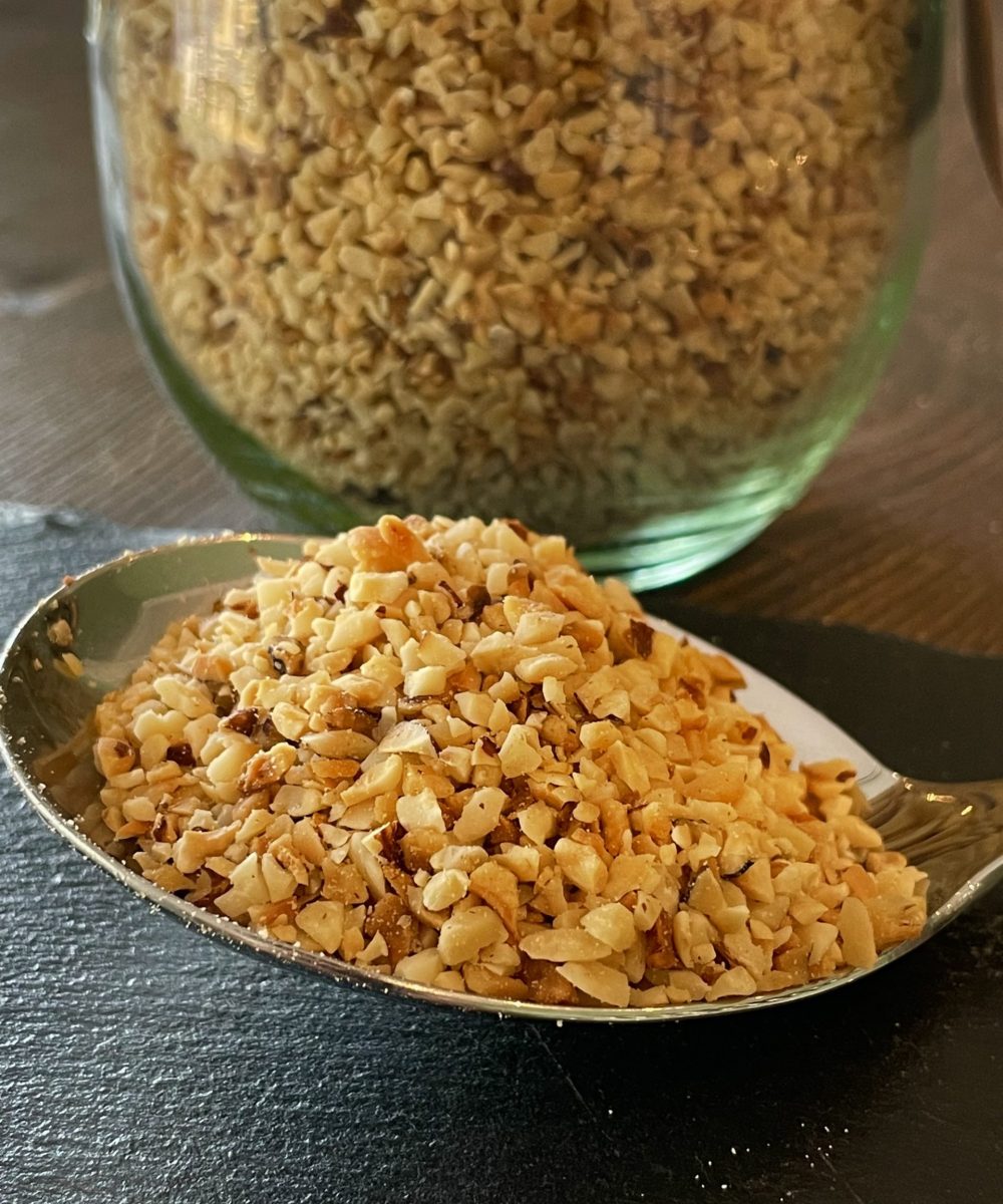 Granella di nocciole tostate biologiche