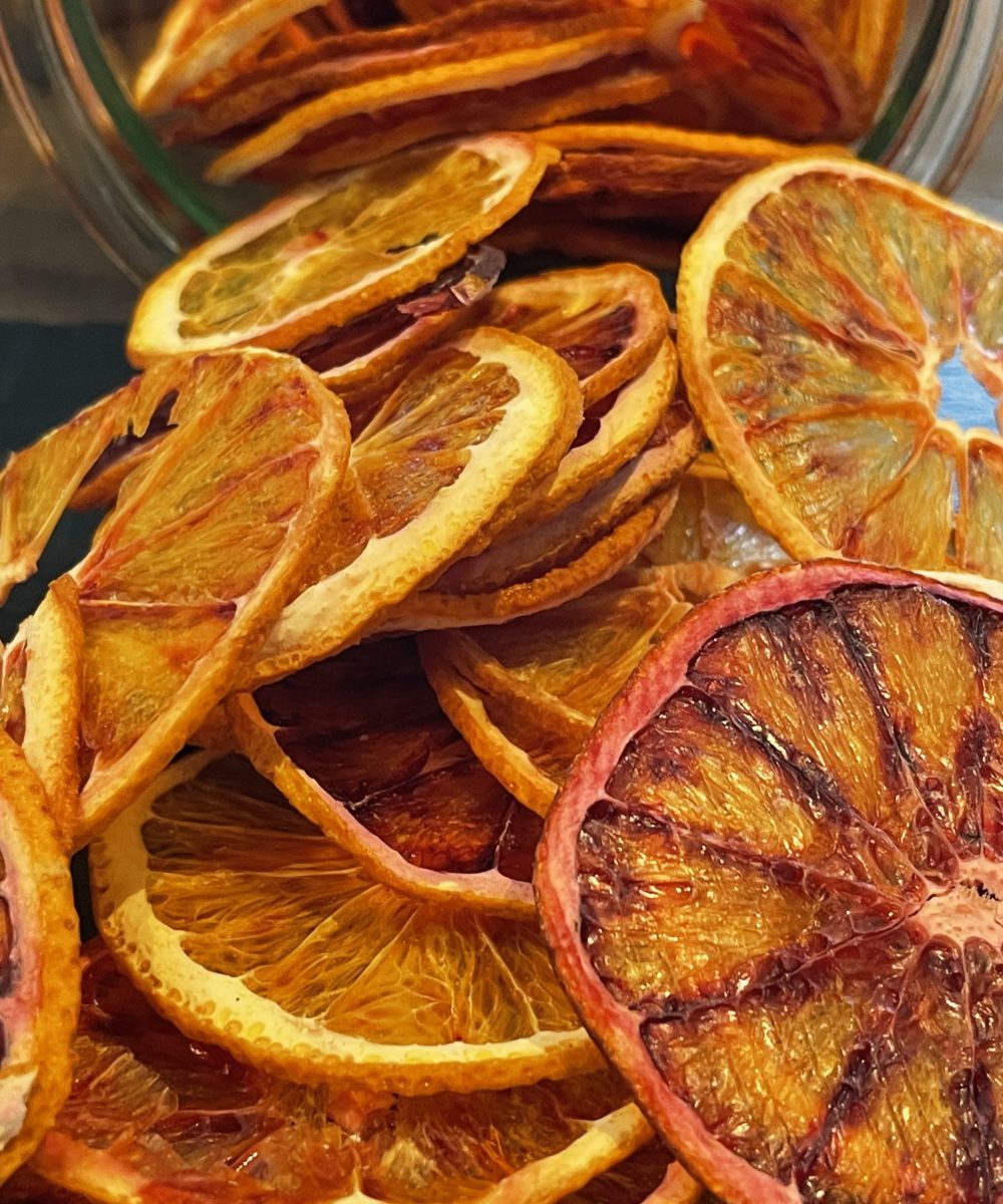 Arancia in chips bio disidratata