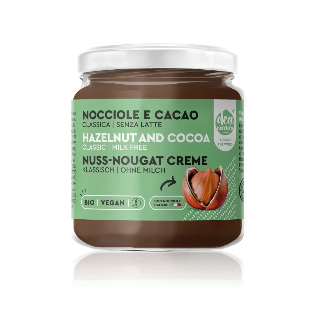 Crema con nocciole e cacao Bio