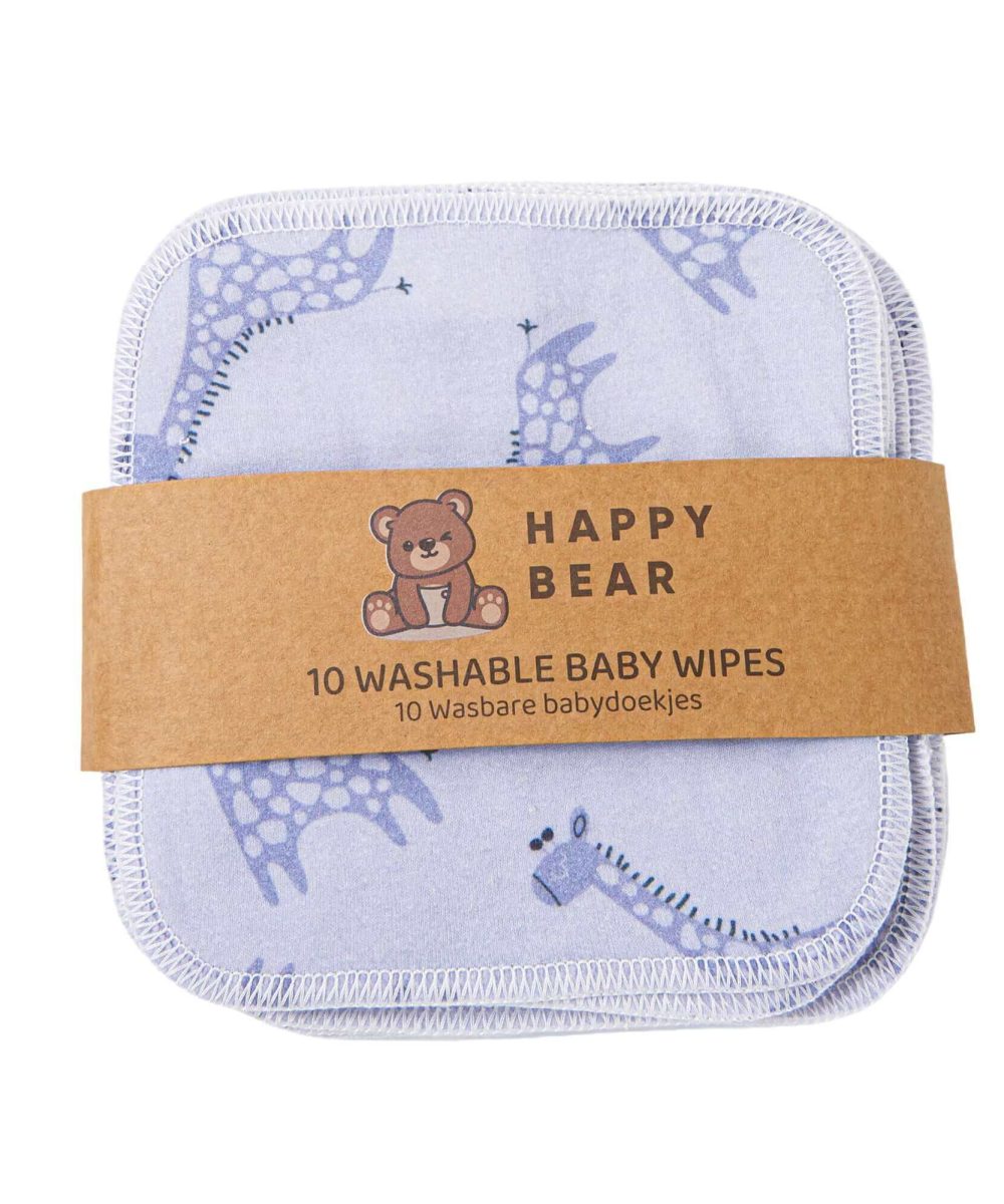 Alternative view of Salviette lavabili in bambù e cotone - 10 pezzi