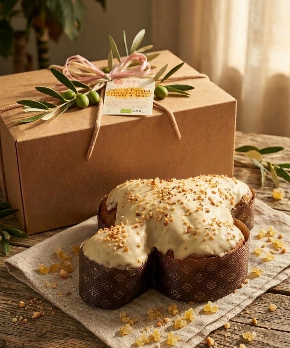 Colomba al Cioccolato Bianco e Limone Bio - 750 gr