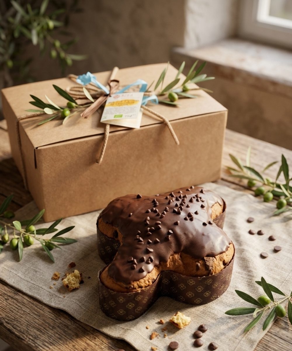 Colomba al Doppio Cioccolato Bio - 750 gr