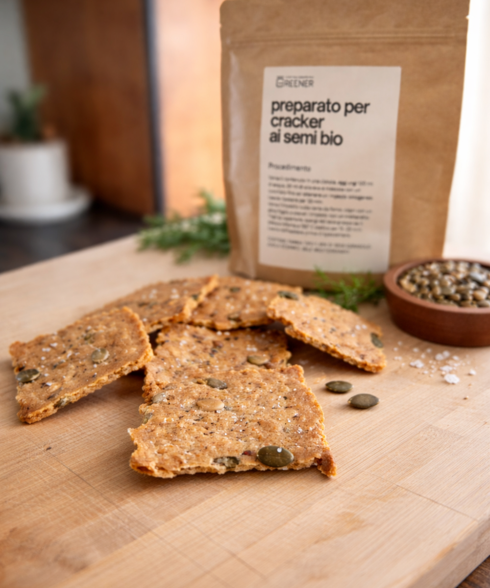 Preparato per Cracker con i semi Bio
